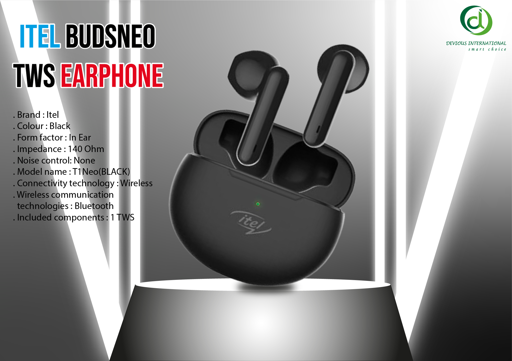 Itel Earbuds T1 Neo